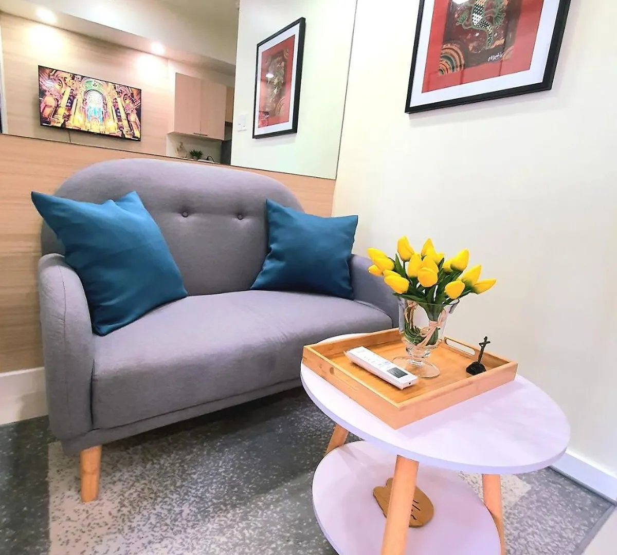 Apartment Lovely, Cozy One Bedroom with Wi-fi Pool in Pasig Manila